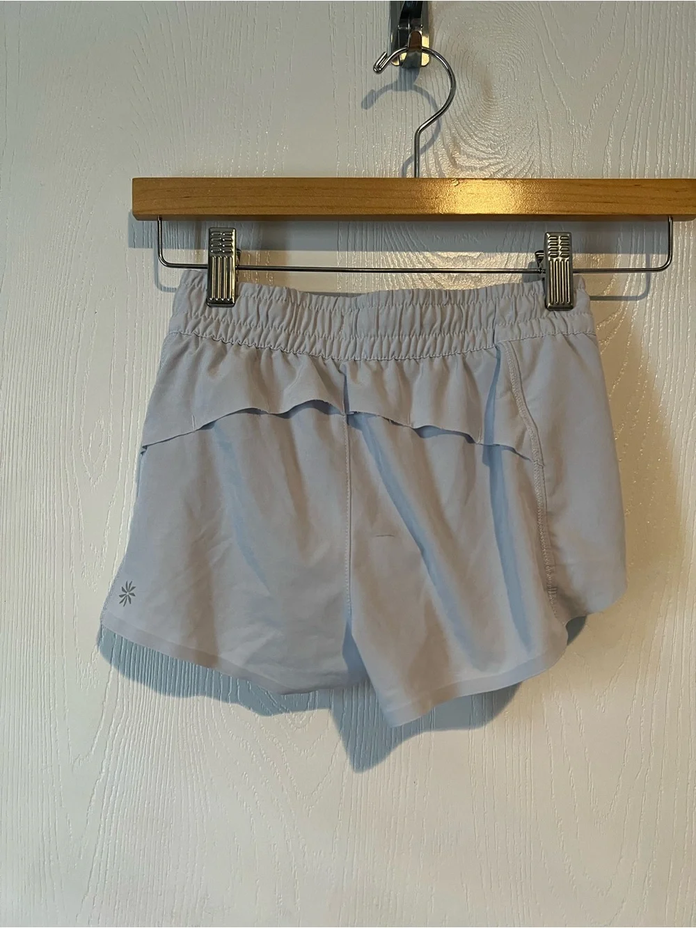 Athleta Girl Heart The Hustle Light Blue Shorts Size XS 6